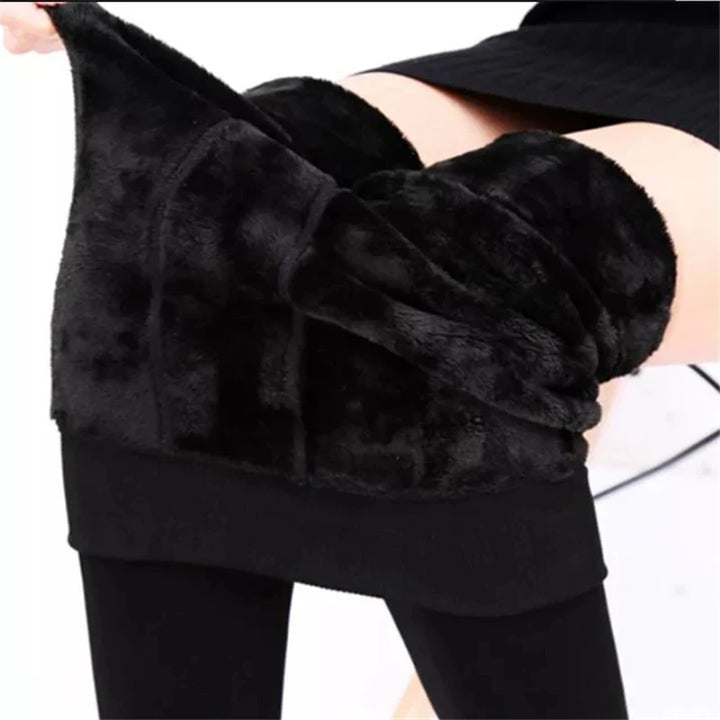 Woman’s Stretch Velvet Winter Leggings