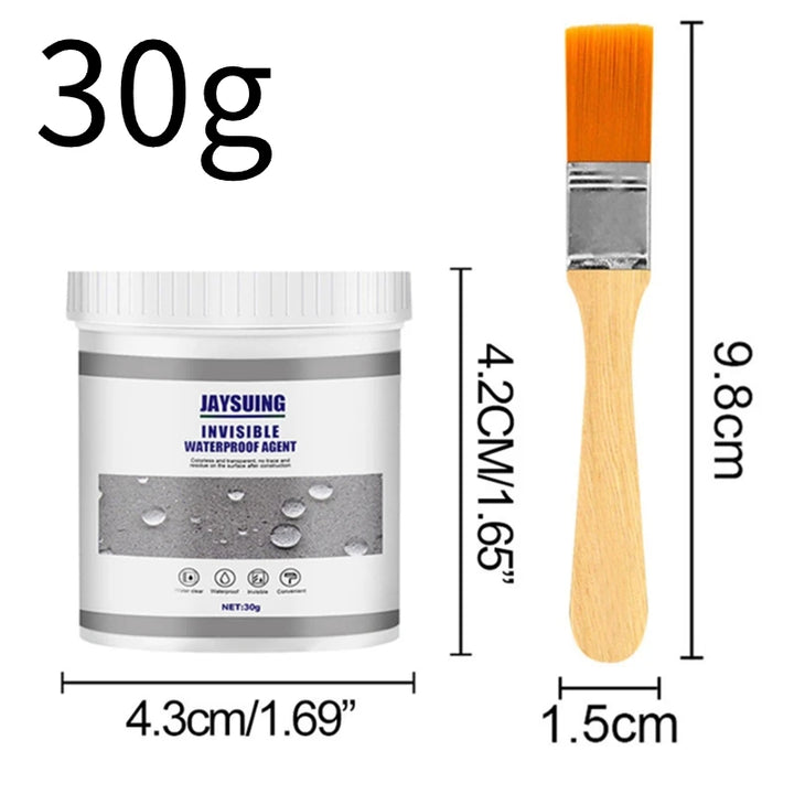 30/300g/500g/1000g Invisible Waterproof Agent Transparent Sealing Coating Leak-Free Glue Adhesive Super Sealant Toilet Repair