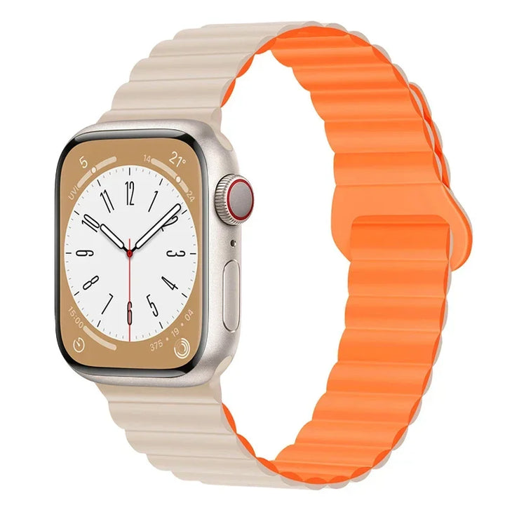 Strap For Apple Watch Band 49mm 45mm 41mm 44mm 40 42 38mm Silicone Bracelet Magnetic Wristband For Iwatch Series 10 9 8 Uitra 7