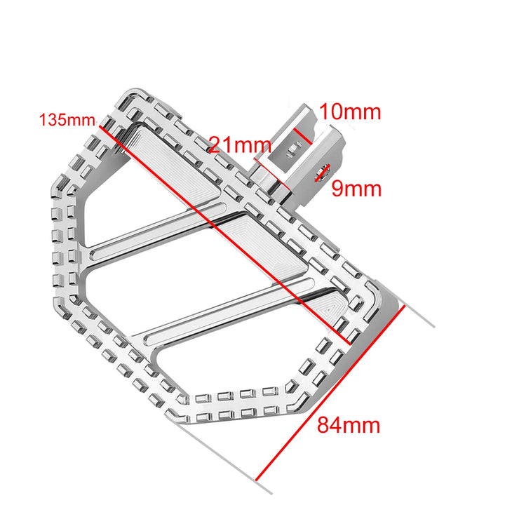 Riot Floorboards Motorcycle Mini Board Footpegs Footrests Pedals for Harley Softail Fat Boy Street Bob Breakout Low Rider FXDR