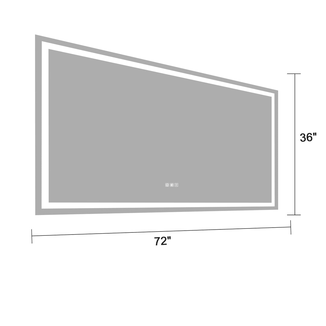 Anti-Fog LED Bathroom Mirror