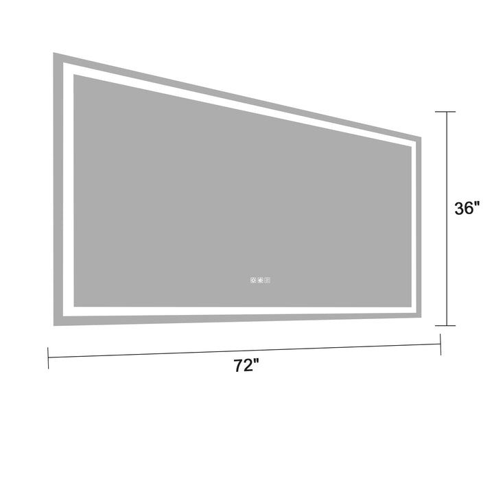 Anti-Fog LED Bathroom Mirror