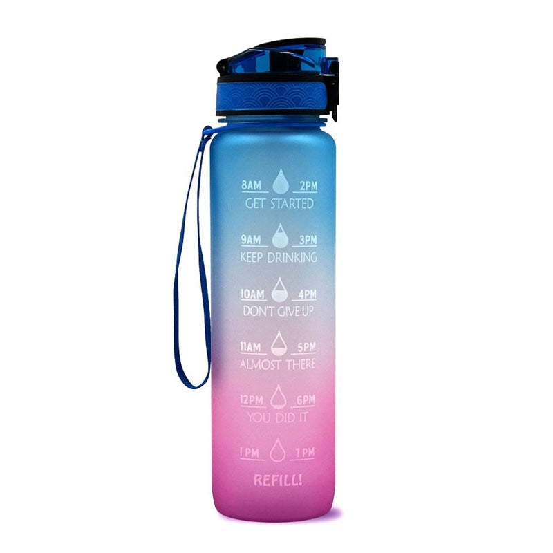 Sport Water Bottles Portable Gym Anti-fall Leak-proof Large Capacity Fitness Kettle Tritan Plastic Drink Bottle BPA Free