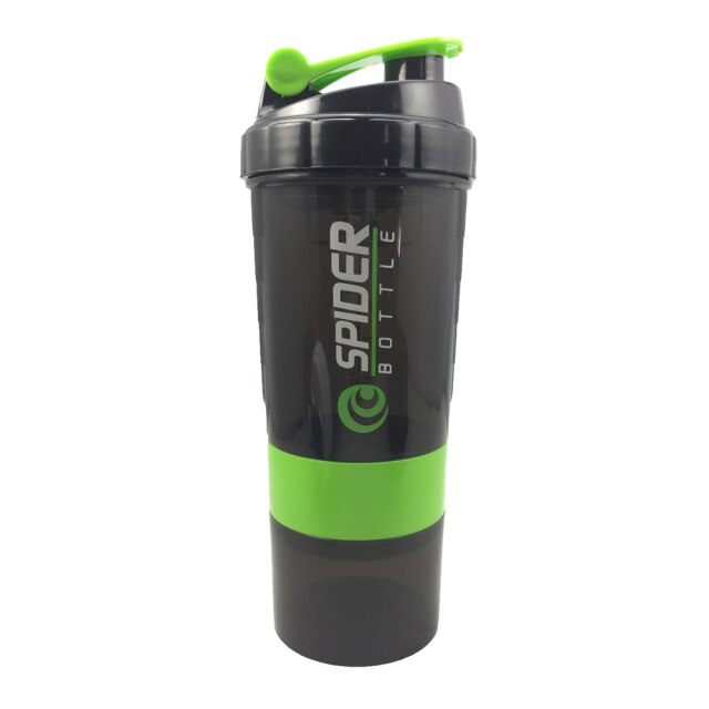 Sports Shaker Bottle Whey Protein Powder Mixing Bottle Sports Nutrition Protein Shaker Fitness Water Bottle With Three-layer