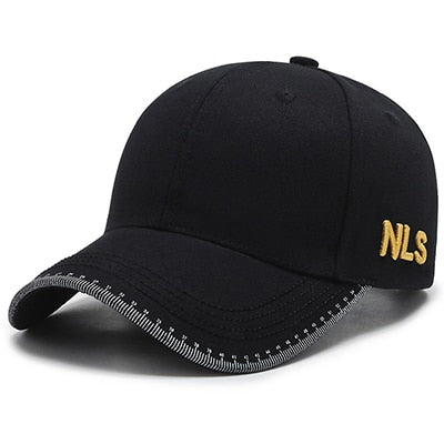 Gorra de béisbol NLS con borde curvo para mujer 