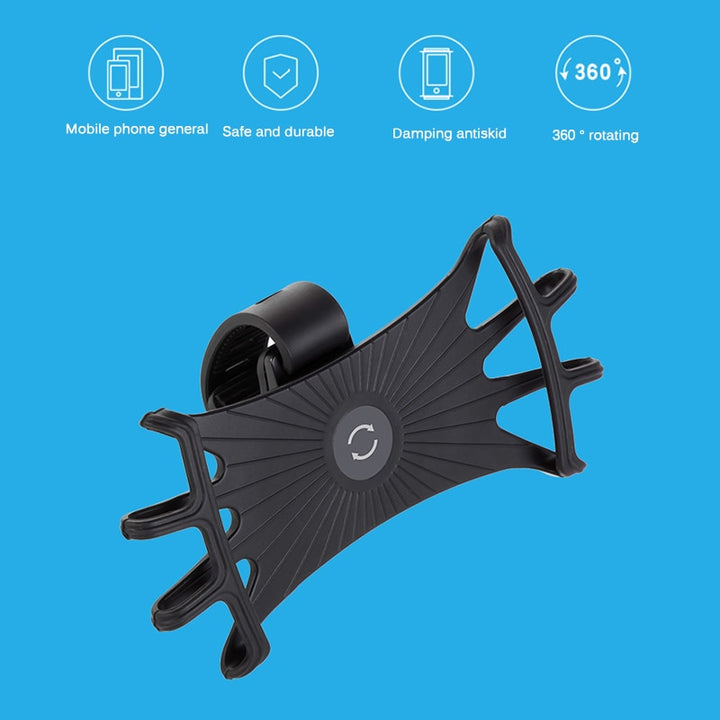 Handlebar Phone Holder Anti-Shock Soft Silicone for Xiaomi M365 Electric Scooter Accessories 360 Rotation Phone Supporter m365