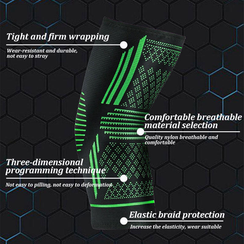 Sports elbow protection with four-way elastic pressure knitted breathable nylon elbow protection