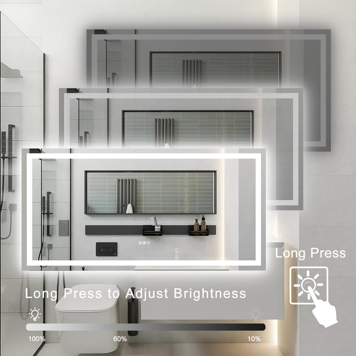 Anti-Fog LED Bathroom Mirror