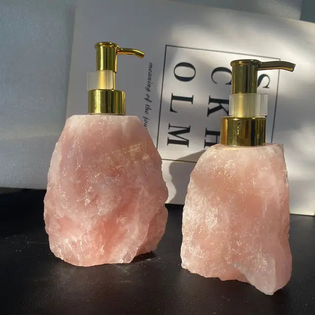 Refillable Bathroom Luxury Natural Crystal Soap Dispenser (30ml)