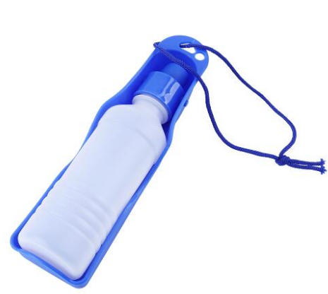 Foldable Pet Dog Drinking Water Bottles Travel Hand Held Puppy Dogs Squeeze Water Bottle Dispenser Flip Down Water Pan