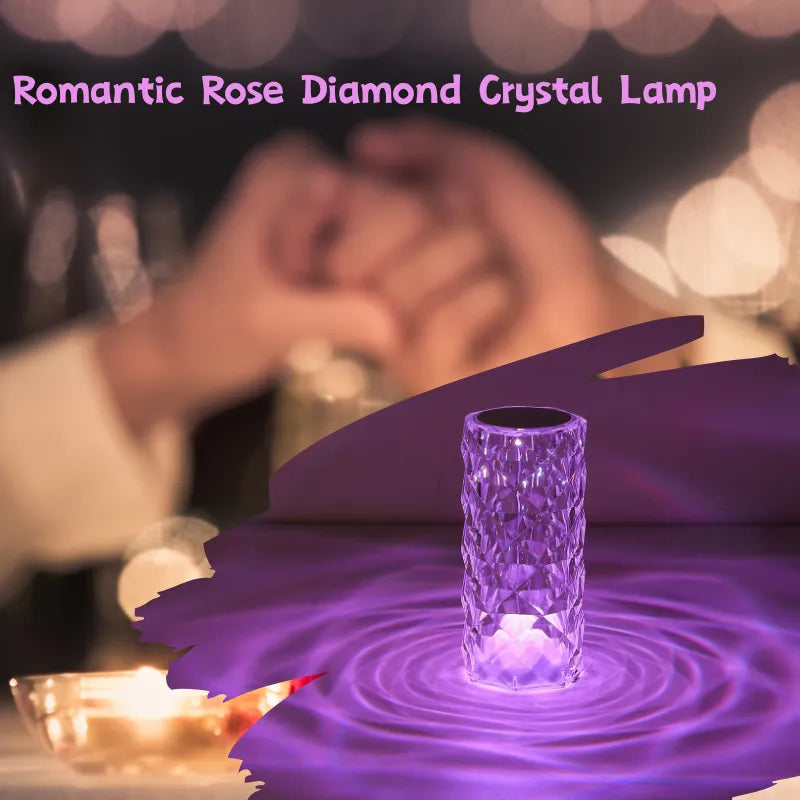 LED Crystal Desk Lamp