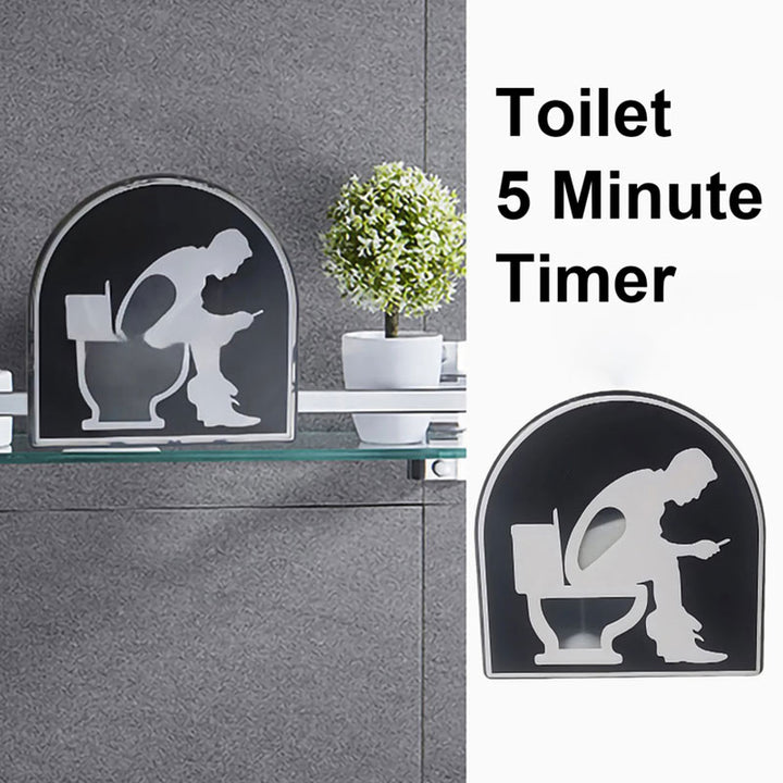 Time Out Stool Sand 5 Minute Restroom Clock Hourglass Valentine's Day Birthday Gift Creative Timers Kids Boyfriend Husband Gift