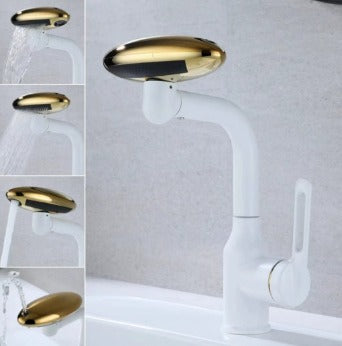 【 Four mold water outlet 】 UFO faucet, washbasin, bathroom universal adjustable bathroom basin faucet