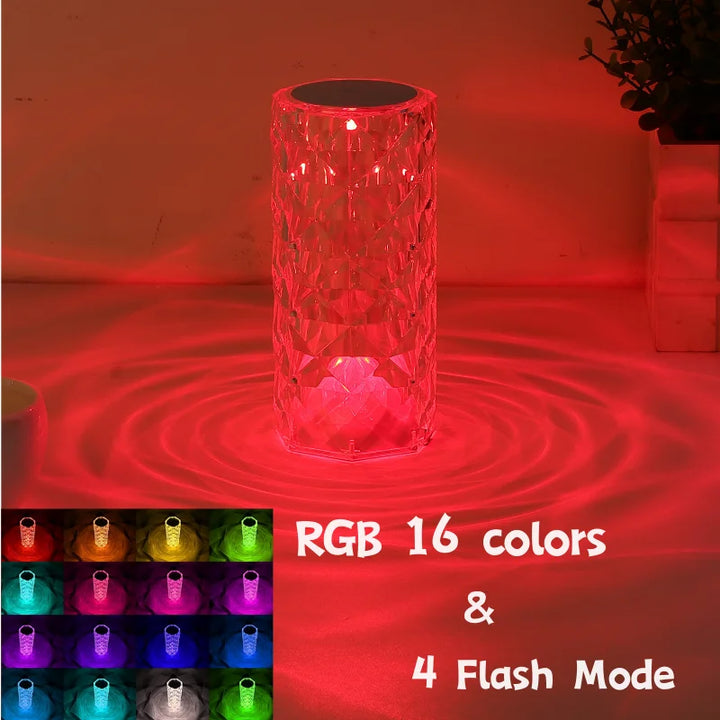 LED Crystal Desk Lamp