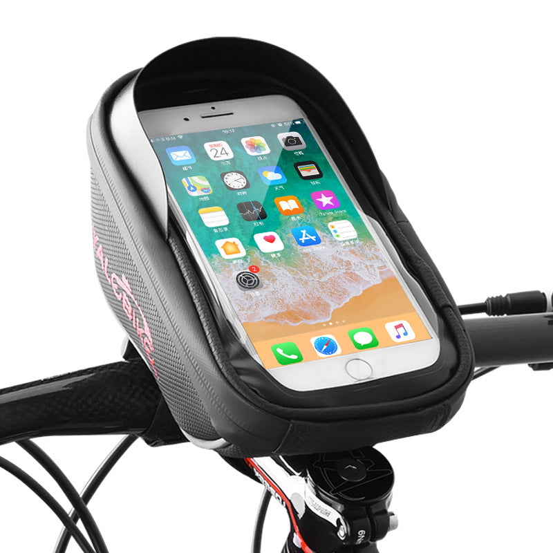 Cycling Gear Accessories Waterproof Touch Screen Phone Bag Mountain Bike Handlebar Bag