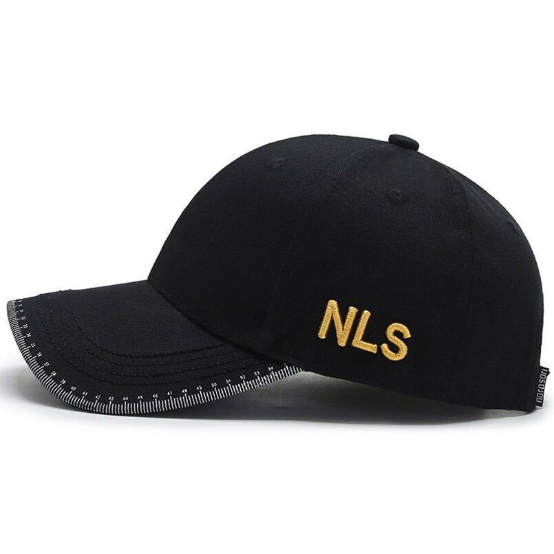 Gorra de béisbol NLS con borde curvo para mujer 