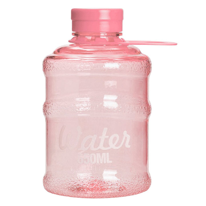 650ml Larg Size Sports Water Bottle Portable Plastic Spray Bottle Leakproof Travel Cup