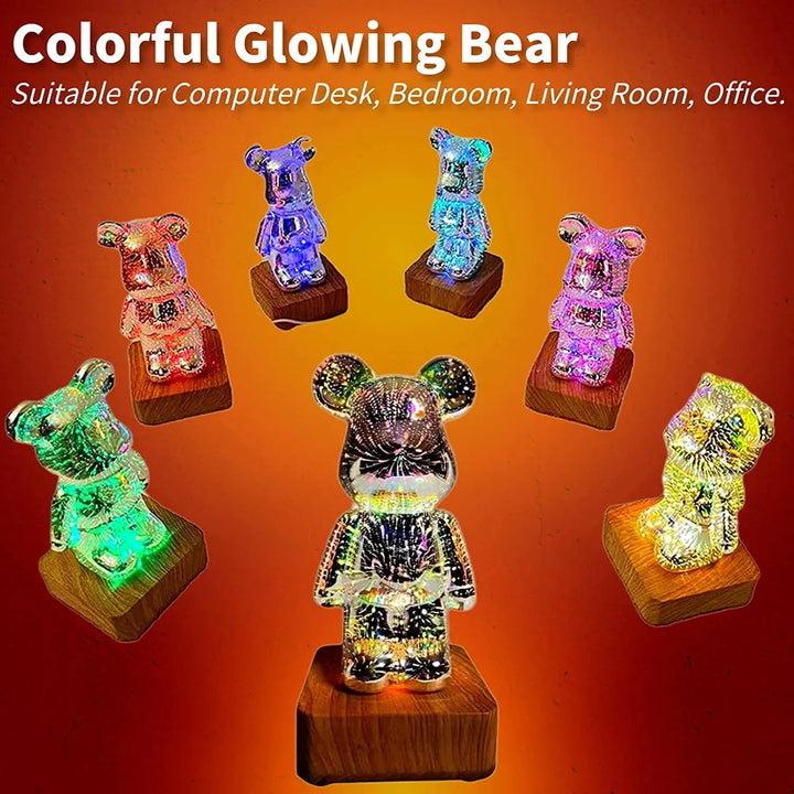 Cartoon Bear Dream Atmosphere Bedside Lamp