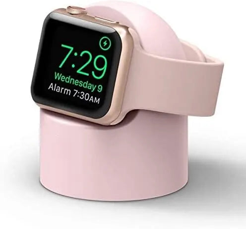 Charger Stand For Apple Watch Series 9 8 Ultra 7 6 5 SE 4 3 2 Charger Dock Station Silicone Bracket Iwatch Charging Cable Holder