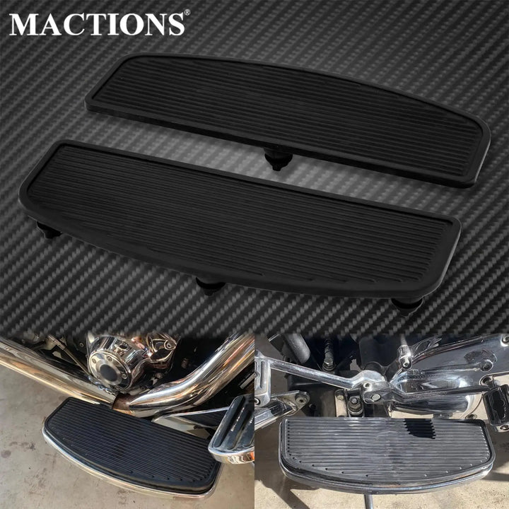 Motorcycle Rider Driver Floorboards Foot Boards Inserts Footpeg Pedal For Harley Touring Road King Electra Glide Softail Fat Boy