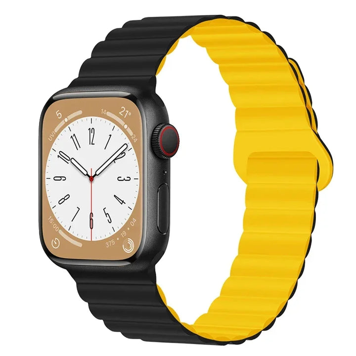 Strap For Apple Watch Band 49mm 45mm 41mm 44mm 40 42 38mm Silicone Bracelet Magnetic Wristband For Iwatch Series 10 9 8 Uitra 7