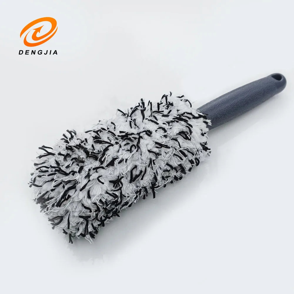 Plush Microfiber Tire Rim Wheel Hub Cleaning Brush Car Beauty Car Wash Brush Maintenance Tools Cleaning Supplies