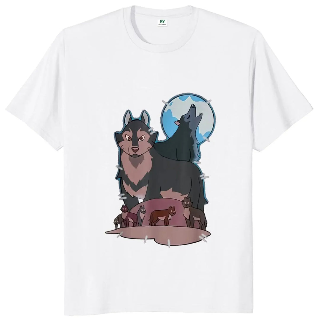 Size Tops Hunter’s Wolf Owl House T Shirt American Fantasy TV Animation Series T-Shirt harajuku oversized t shirt men clothing