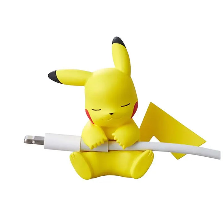 Pokemon Pikachu Data Cable Protective Sleeve Fashion Cartoons Figure Buckle Usb Charging Cable Thread Bite Protective Cover Toys