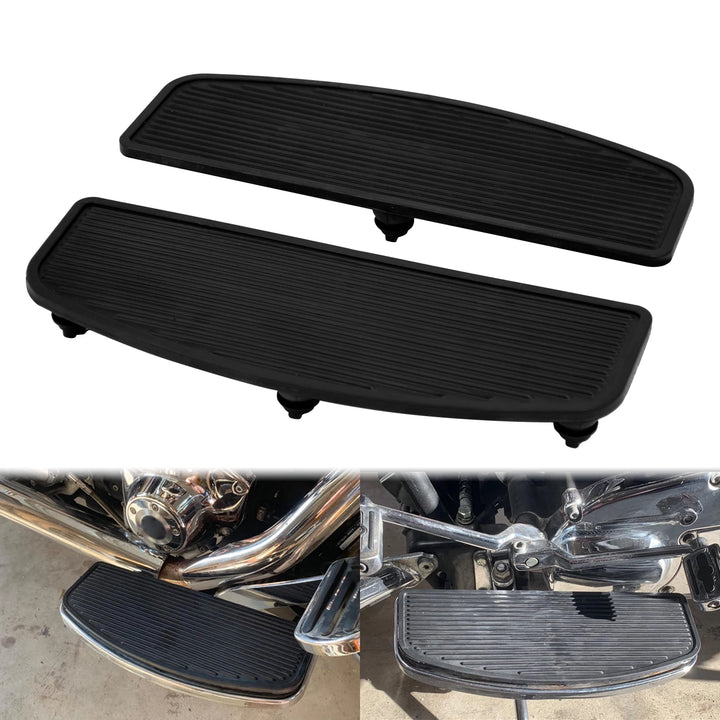 Motorcycle Front Rider Insert Floorboard Footboard Footrest Footpegs For Harley Touring Softail Standard  Slim Road Glide FLHR