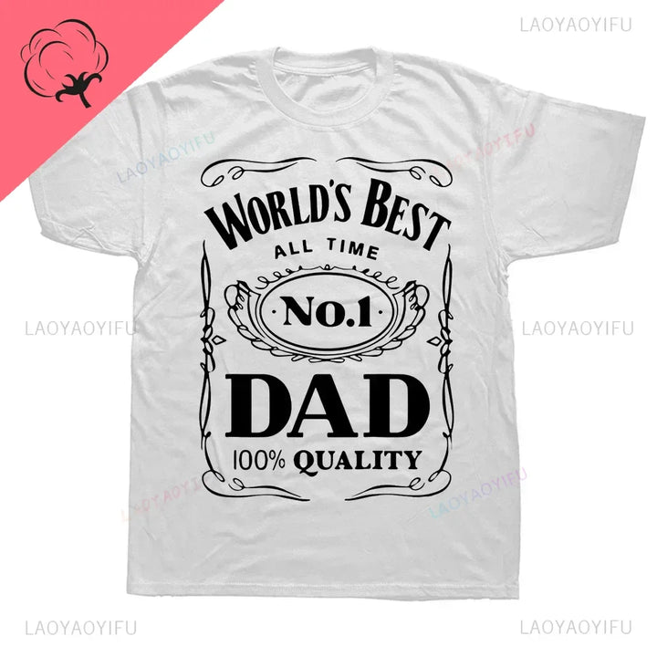 Novelty Awesome World´s Best Dad Daddy Father T Shirts Streetwear Short Sleeve Birthday Gifts Summer Style T-shirt Mens Clothing