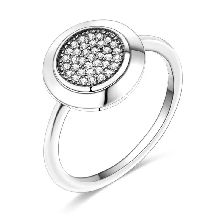 Silver Plated Women Luxury Stackable Ring Real Infinite Flower Daisy Fine Jewelry Rings For Engagement Weddling Party