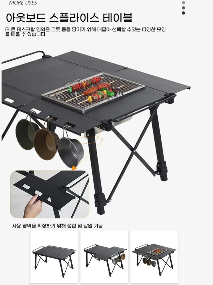 Lightweight Camping Folding IGT Grill Table