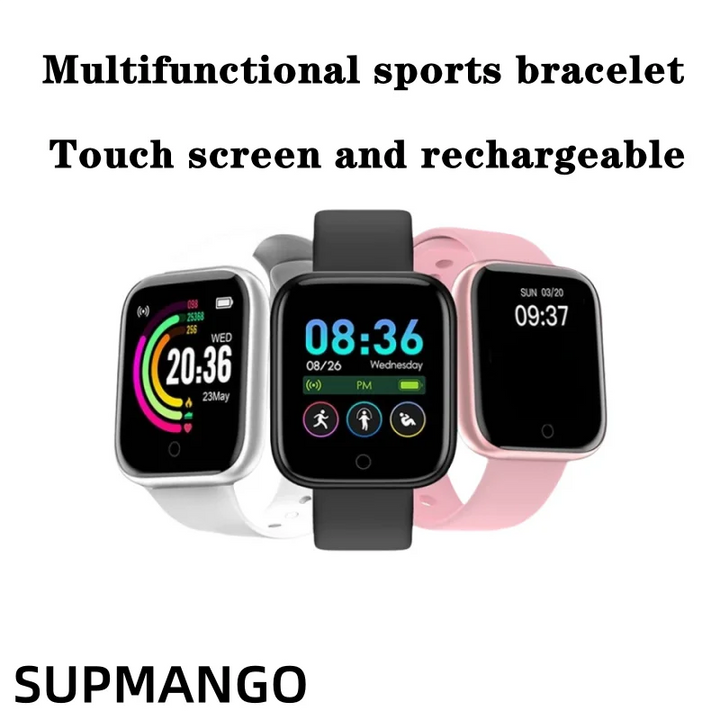 Multifunctional Sports Bracelet Rechargeable Touch Screen Thin And Light Design Fashion Watch