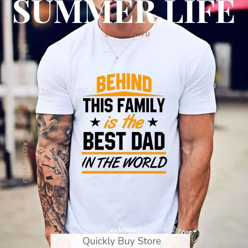 Novelty Awesome World´s Best Dad Daddy Father T Shirts Streetwear Short Sleeve Birthday Gifts Summer Style T-shirt Mens Clothing