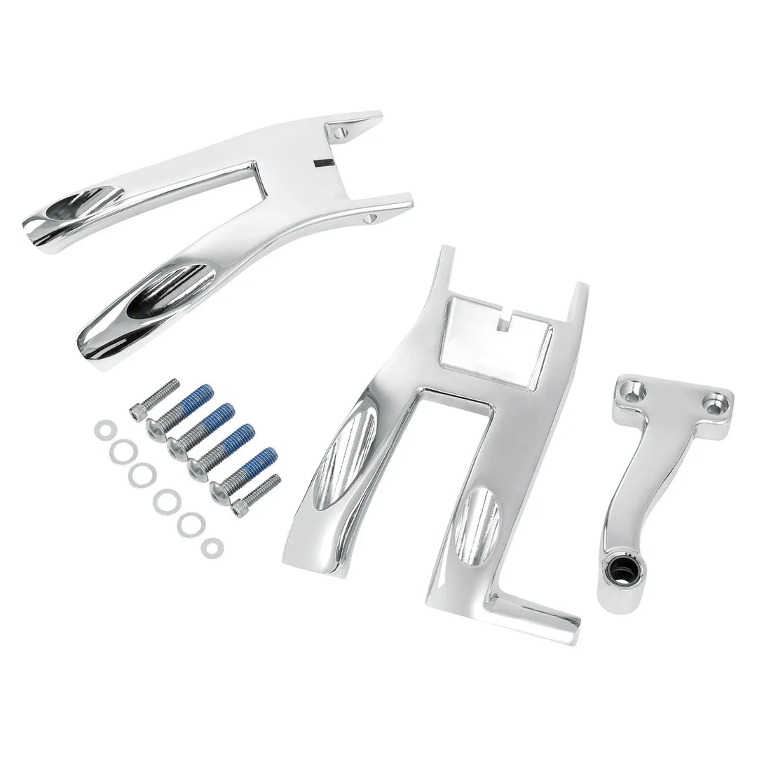 Motorcycle Front Rider Driver Floorboard Mount Kit For Harley Softail Slim FLSL Deluxe 2018-2023