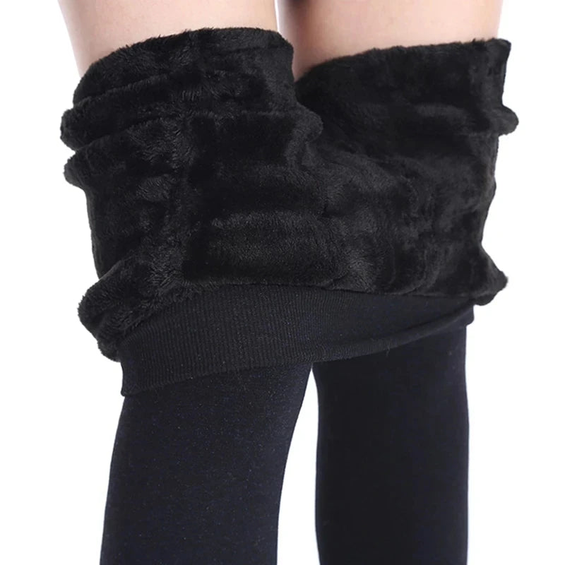 Woman’s Stretch Velvet Winter Leggings