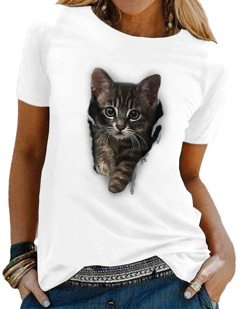 Woman’s Short Sleeve Graphic Printed T-Shirts