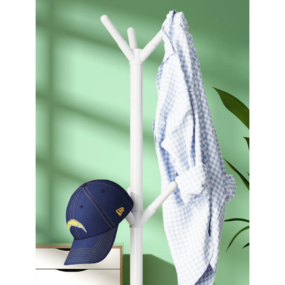 Solid Color Metal Clothing and Hat Storage, European Light Luxury Clothing and Hat Rack