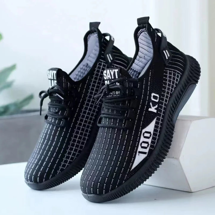 Soft soled spring and autumn old cloth shoes Breathable mesh shoes non-slip wear-resistant casual low-top shoes work shoes