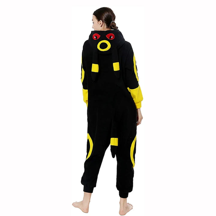 Pokemon Cosplay Costume Pajamas Adults Umbreon Onesie Women One-Piece Kigurumi Christmas Full Body Pijama Men Anime Sleepwear