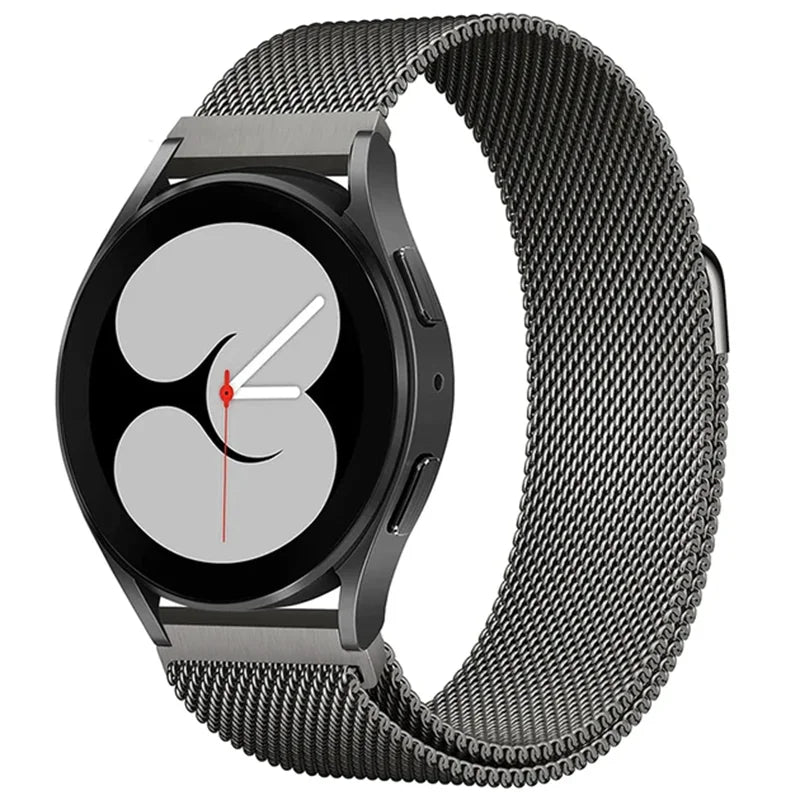 22mm 20mm Milanese Loop Strap For Samsung Galaxy Watch Band 6 5 4 44mm 40mm 6 Classic Bracelet Amazfit Huawei Gt Watchbands