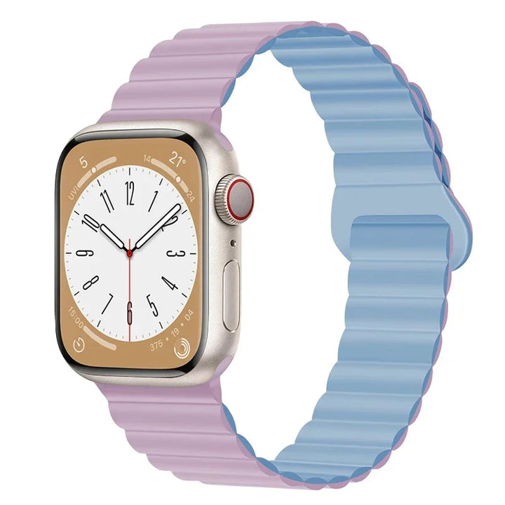 Strap For Apple Watch Band 49mm 45mm 41mm 44mm 40 42 38mm Silicone Bracelet Magnetic Wristband For Iwatch Series 10 9 8 Uitra 7