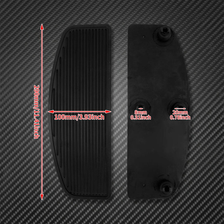 Motorcycle Rider Driver Floorboards Foot Boards Inserts Footpeg Pedal For Harley Touring Road King Electra Glide Softail Fat Boy