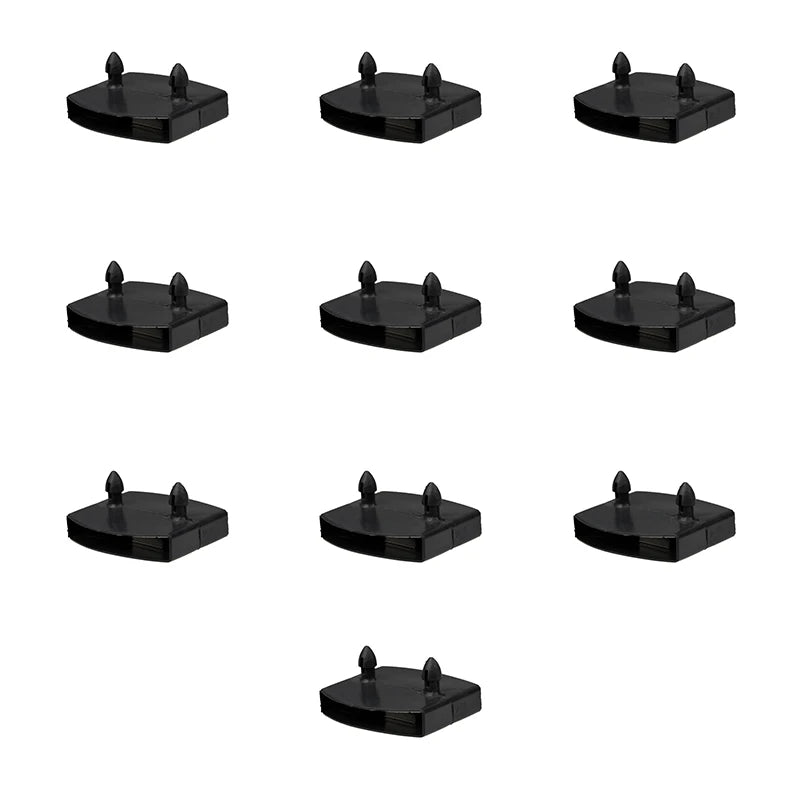 Bed Slat Plastic Holders Caps Fixings Centre Ends Middle 2 Pins Sides Replacement 55mm Black