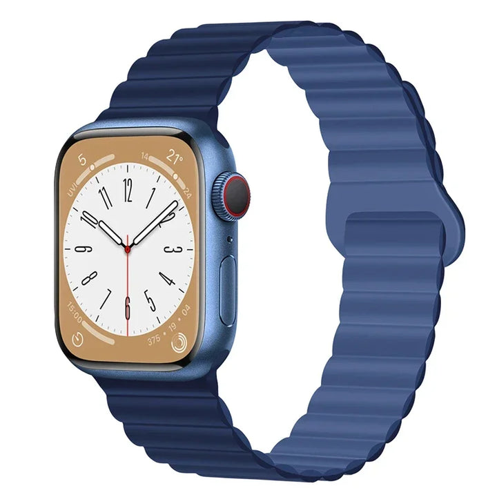 Strap For Apple Watch Band 49mm 45mm 41mm 44mm 40 42 38mm Silicone Bracelet Magnetic Wristband For Iwatch Series 10 9 8 Uitra 7