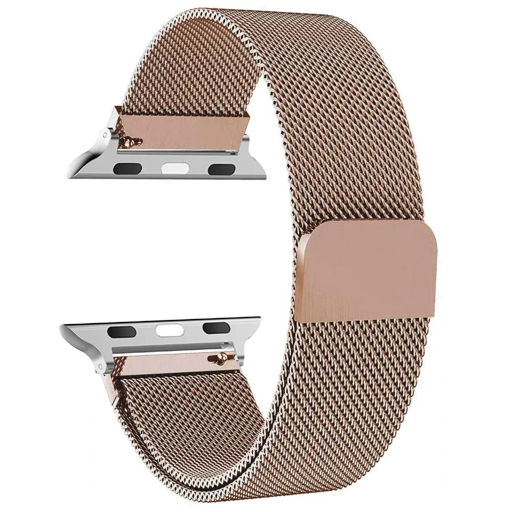 Milanese strap For apple Watch bands 44mm 40mm 45mm 49mm 41mm 38mm 42 44 mm Bracelet iwatch Series 9 3 6 5 SE 7 8 Ultra 2 strap