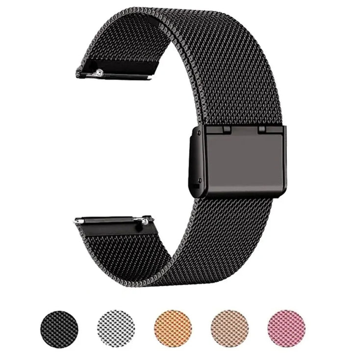 22mm 20mm Milanese Loop Strap For Samsung Galaxy Watch 6 5 4 44mm 40mm S3 Active 2 Amazfit Bracelet Huawei GT 2 3 4 46mm 2e Band