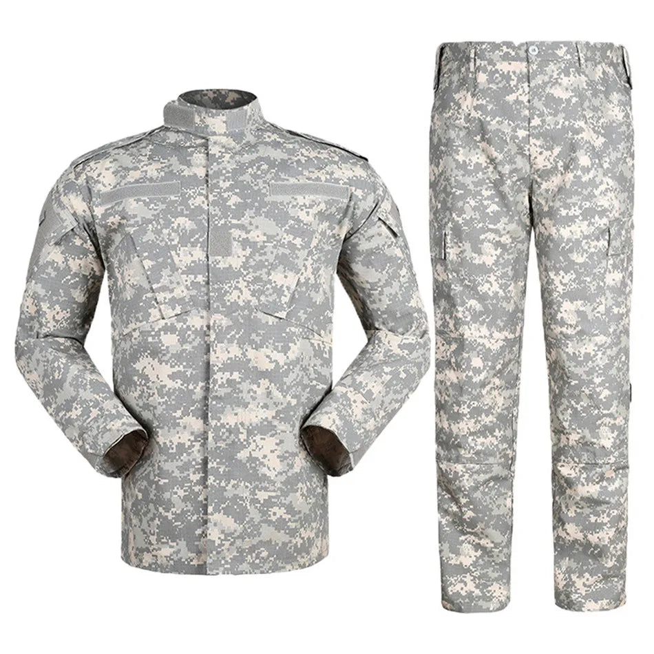 Tactical Combat Suit Russian Camouflage Suit U.S Training Clothing Uniform Wear-resistant Cargo Jacket and Trouser