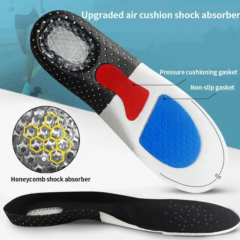 Silicone Sports Gel Arc Support Insoles (Men & Woman)