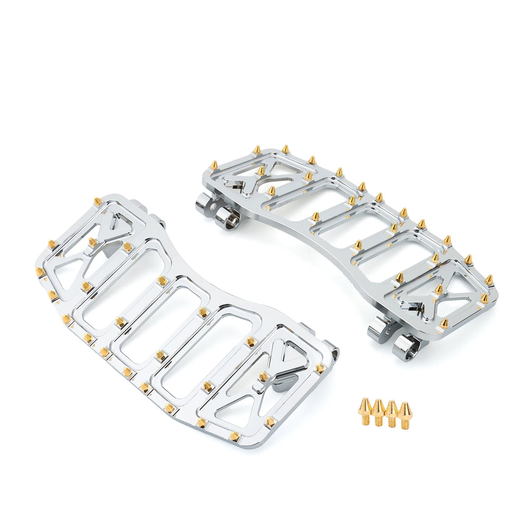 For Harley Touring Road Glide FLT 1986-2022 Softail FL Dyna FLD Motorcycle Floorboard Riot Foot Pegs Footrest Pedals Shifter Peg